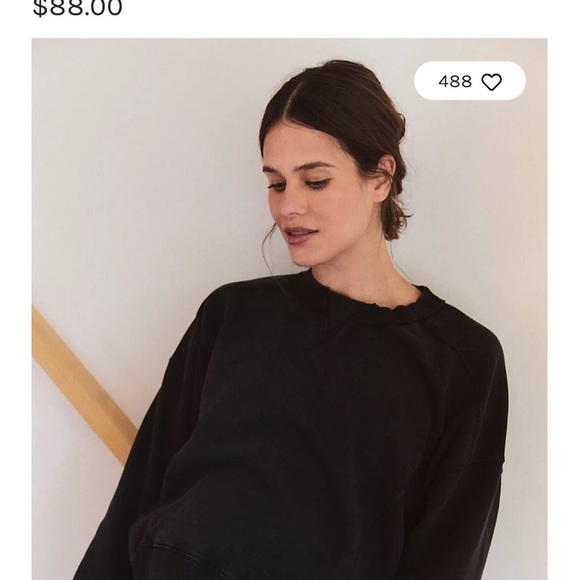 FP Movement x Hatch Intercept Maternity Pullover in Faded Black NEW Size Medium - Picture 3 of 15